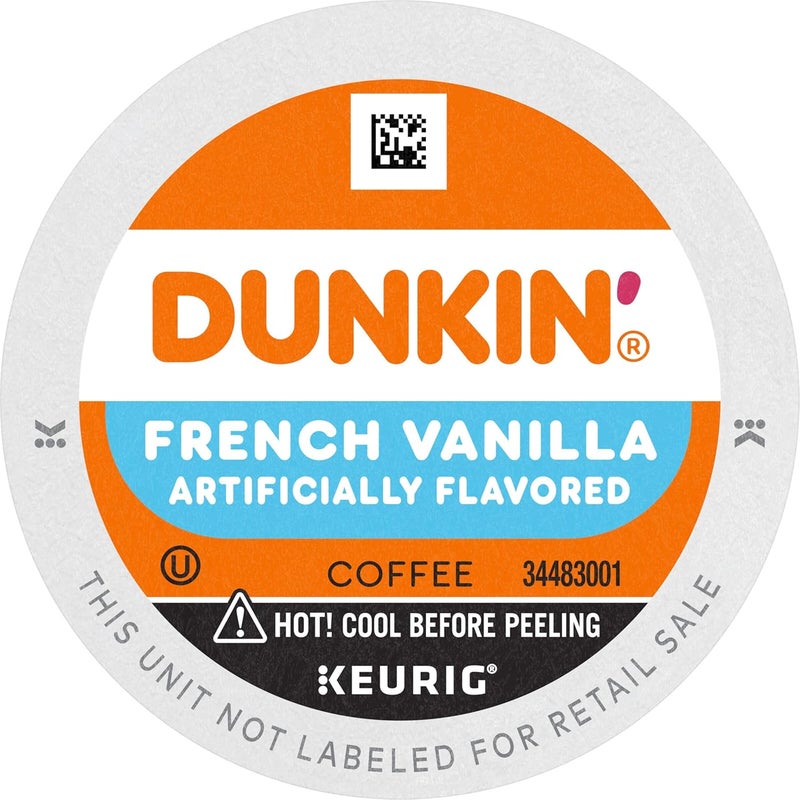Dunkin' Donuts French Vanilla Flavored Coffee K-Cup Pods - Image 3